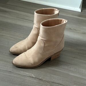 DV by Dolce Vita Beige Ankle Booties